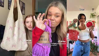 Crochet TikTok Compilation 16  Viral Crochet Inspo amp Ideas amp Hacks [upl. by Ahseal687]