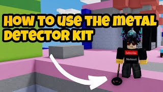 How to use the Metal Detector Kit in Roblox Bedwars [upl. by Musetta649]