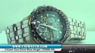 Citizen Watch Sky Hawk Blue Angel Eco Drive JY005055L [upl. by Parrnell]