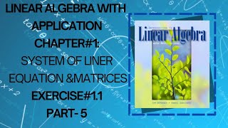 Introduction to linear algebra  Chapter  01  Exercise  11  Part5 [upl. by Aralc781]