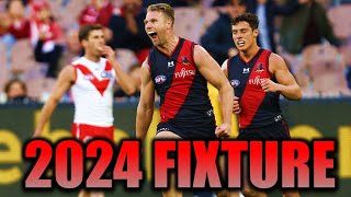 Essendon Fixture 2024 [upl. by Arline]