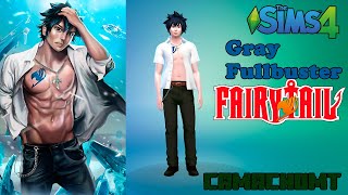 Gray Fullbuster  Fairy Tail  Sims 4 [upl. by Ralyks]