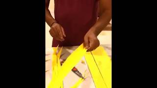 How to Make Paper Thoranam [upl. by Yehtomit654]