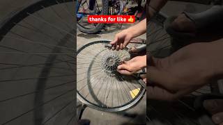 bicycle freewheel removal viralvideo shortvideos ytshorts [upl. by Jacklyn]