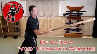 Void Form with Bo Staff Variations Ku no Kata [upl. by Norret]