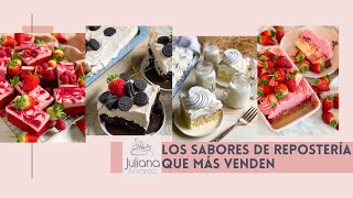 SABORES DE REPOSTERÍA QUE MÁS SE VENDEN [upl. by Anileme686]