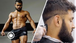 Primal Swoledier aka Eric Leija Destroys his Quarantine Look  Bob the Barber [upl. by Aihseit]