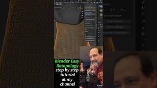 Blender Retopo With 1 Click blenderustad [upl. by Aetnahc]