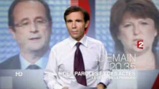 Primaire citoyenne le débat du second tour sur France 2  Des paroles et des actes [upl. by Olaznog]