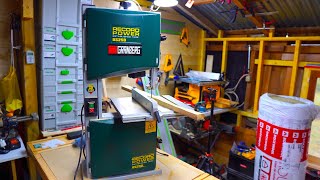 Record BS250 Bandsaw  Temporary Workshop Lights [upl. by Statis740]