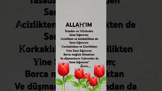 Allahım Tasadan ve 𝚮üzünden Sana Sığınırım güzelsözler dua [upl. by Standush]