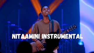 Israel Mbonyi  Nitaamini Instrumental [upl. by Enitsirc384]