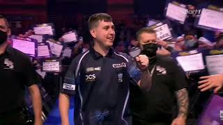 William Borland Walk on  World Darts Championship 2022 Round 2 [upl. by Vickey974]