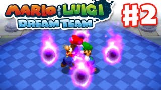 Mario amp Luigi Dream Team  Gameplay Walkthrough Part 9  Bowser Boss Fight Nintendo 3DS [upl. by Lenuahs]