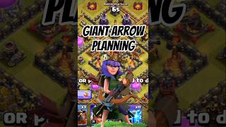 Giant Arrow Planning clashofclans coc [upl. by Urial680]