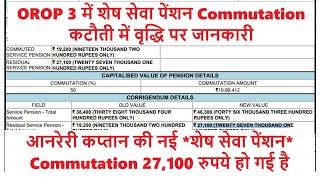 Know Residual Service Pension Increase in OROP 3 Explained [upl. by Werdnael374]