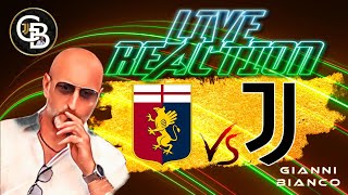 GENOA JUVENTUS  LIVE REACTION  BISOGNA VINCERE VAMOS [upl. by Anotyal]