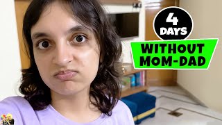 4 DAYS without Mom Dad  Daily Routine  Home Alone  Aayu and Pihu Show [upl. by Anotal]