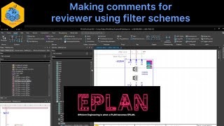 EPLAN Electric P8 Making comments for reviewer using filter schemes eplan eplanp8 electrical [upl. by Edgell664]