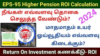 EPS95 Higher Pension amount calculation on pro rata basis  EPFO pension New updates 2024 epfo pf [upl. by Satsoc545]