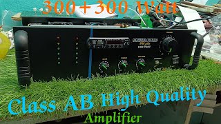 Class AB Amplifier300300 Watt RMS AmplifierStereo Amplifier For Home [upl. by Reeves]