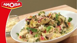 Recette de Poulet Mariné à la Thaï  Amora [upl. by Croix]