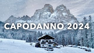 CAPODANNO 2024 ai piedi del PELMO  Invernale del Rifugio Venezia  Rifugio Aquileia  Dolomiti 4K [upl. by Alesandrini507]