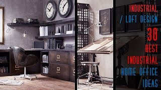 30 Best Industrial Home Office Ideas [upl. by Cort872]