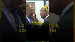 quotMon grand amiquot Lavrov rencontre le chef de la Ligue arabe [upl. by Orabla]