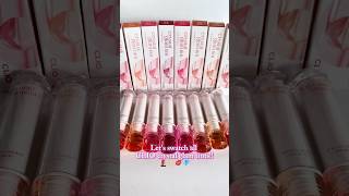 CLIO crystal glam tints all colors koreanmakeup kbeauty clio oliveyoung liptint [upl. by Mihar164]