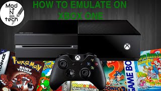 Emulators on XBOX ONE How To Emulate SNESSEGAGBA amp More With NO DEV KIT [upl. by Elia]