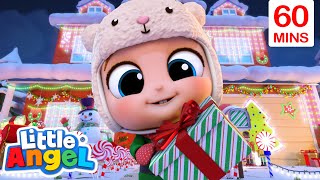 Baby John LOVES Christmas🎄⛄  LittleAngel  Nursery Rhymes amp Kids Songs  After School [upl. by Hsreh498]