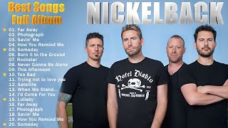 Top 20 Nickelback Greatest Hits Playlist 🎸🎸Best Songs Of Nickelback [upl. by Aciraa101]