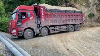 Crazy Overloaded Trucks Top driving skills [upl. by Oirad]