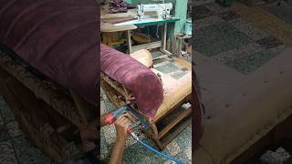 How to make sofa  How to change sofa fabric sofafebric youtubeshorts diy farrukhabad [upl. by Erika242]