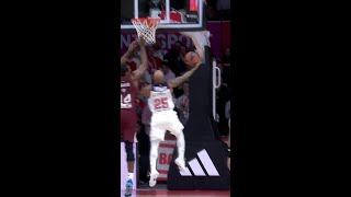 Serge Ibaka rises to block the shot [upl. by Enomad]