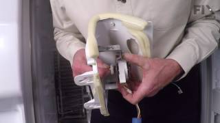 GE Refrigerator Repair – How to replace the Evaporator Fan Motor [upl. by Assirrem]