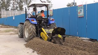 Extreme Tractor Fitted Trencher  Latest Technology  Autocracy Machinery  Mighty Automotives [upl. by Guillermo945]