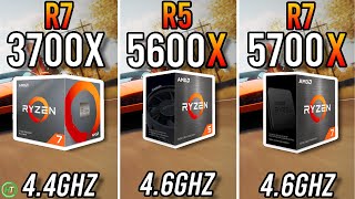 Ryzen 7 3700X vs Ryzen 5 5600X vs Ryzen 7 5700X [upl. by Vilhelmina358]