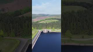 Drone Footage of Errwood Reservoir A Birds Eye View of the Peak District Shorts [upl. by Nichani]