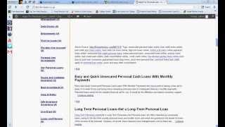 Instant Online Personal Loans Bad CreditGuaranteed Unsecured Loans [upl. by Enairb]