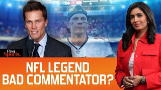 Tom Bradys NFL Broadcast Debut Leads To Meme Fest  First Sports With Rupha Ramani [upl. by Deeyn]