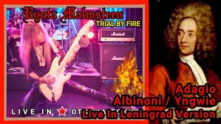 Live Adagio  Albinoni  Yngwie J Malmsteen Cover from Live In Leningrad [upl. by Sabelle]