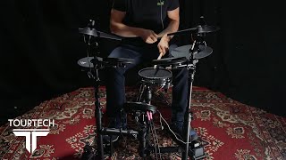 TourTech TT12SM Electronic Drum Kit Demo [upl. by Ettezel]