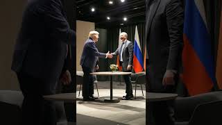 Secret Meeting Between Trump amp Putin Revealed 🇺🇸🇷🇺 donaldtrump putin shortvideo shorts [upl. by Rambert]