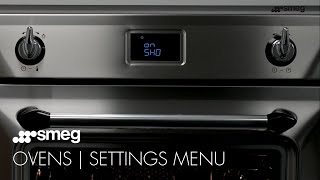 How to Access the Settings Menu  Smeg Dial Controlled Ovens [upl. by Moreville]