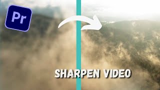 How to SHARPEN Blurry Footage in 30 seconds  Premiere Pro 2022 [upl. by Erdnaid]