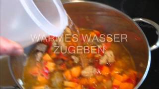 Kochen Ungarische Gulaschsuppe schnelle Rezepterezept Ungarische GulaschsuppeKochrezepte [upl. by Jezabella649]