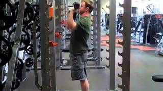 Overhead Press Bad Example [upl. by Iznek798]