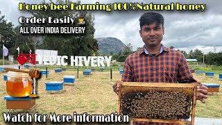 Process of producing 100 Real Natural Honey Bengaluru honey bee farm [upl. by Aisiram937]